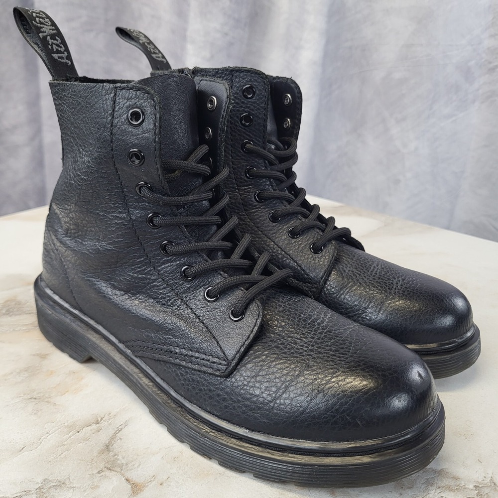 Dr. Martens 1460 Pascal 8 Eye Lace Up Boots Women's Size 5 Black